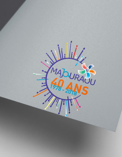 Réalisation d'un logo pour l'association Majouraou par l'agence c'est d'ici communication santé à Bordeaux