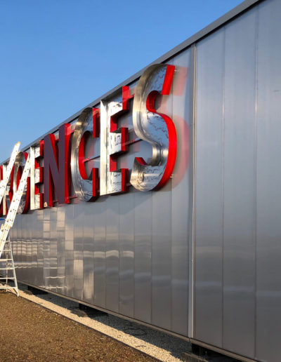 Signalétique par l'agence c'est d'ici communication santé à Bordeaux