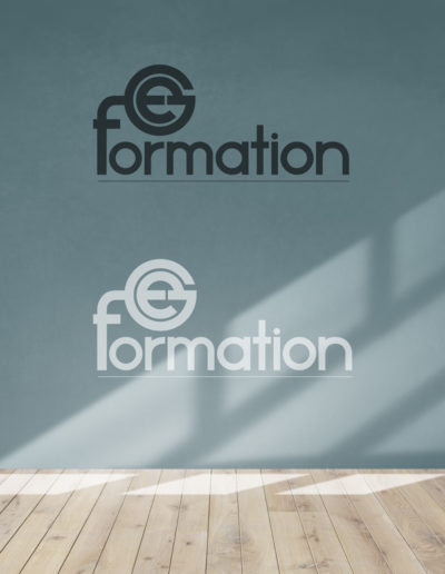 Réalisation et déclinaison en Black and white du logo de Ge Formation