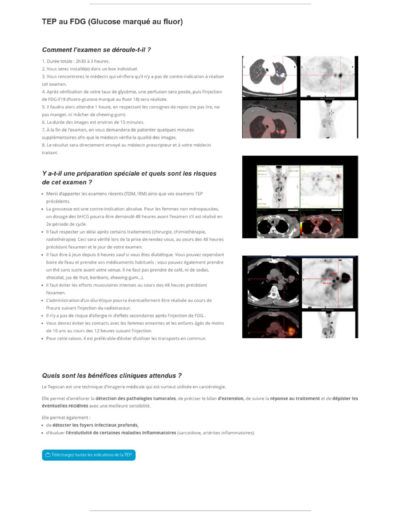 Mockup de la réalisation du site internet du pôle scintigraphie du groupe Bordeaux Nord