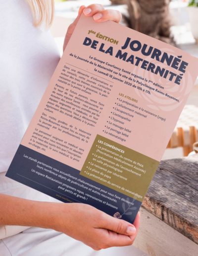 Plaquette pour le Forum de la santé 18 janvier 2020 pour la Polyclinique de Reims Bezanne